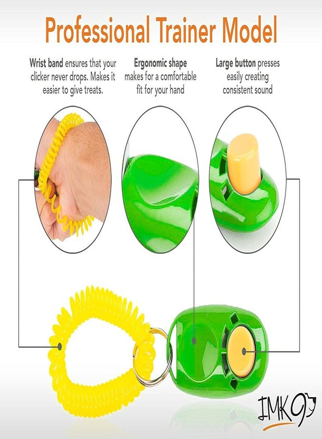 سايج سكوير جهاز تدريب الحيوانات الأليفة من سيج سكوير مزود بحزام للمعصم للكلاب/القطط/القطط الصغيرة/الجراء/الطيور (أخضر) - Image 2